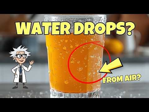 Condensation for Kids | Why Water Drops Form on a Cold Glass?!