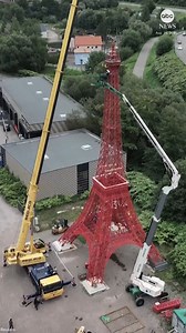 125K views · 4.8K reactions | After eight years of meticulous craftsmanship, retired metalworker Jean-Claude Fassler achieved a lifelong dream in the quiet village of Sainte-Croix-aux-Mines, France: completing a stunning 1/10 scale replica of the Eiffel Tower. | ABC News | Facebook