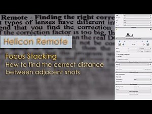 Helicon Remote (focus stacking): how to adjust the correction factor in the DOF calculator