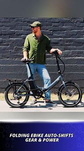 10K views · 132 reactions | Folding eBike can auto shift gears and power for a smooth ride. | Startup Selfie | Facebook