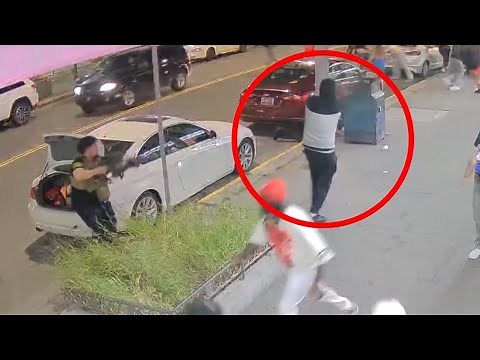 CAUGHT ON CAMERA: Police respond to shooting at Gaslight Bar