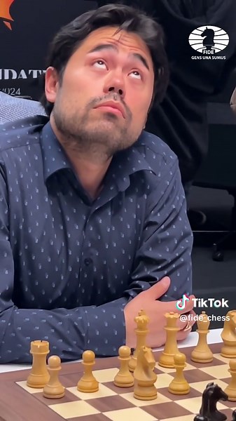 @gmhikaru’s reaction when @gukesh.official played 5...Be7 👀 🗣️ Eric Hansen: “Gukesh is trying to get Hikaru out of some prep, maybe... It is just his attitude; he doesn’t seem too concerned about taking a little bit of risk or trying some new things.” 🗣️ Irina Krush: “This has been my main opening since childhood, and I have literally not known this move’s existence... Certainly an innovation with 5...Be7. At the top level, we haven’t really seen this move. I guess he (Gukesh) was inspired by