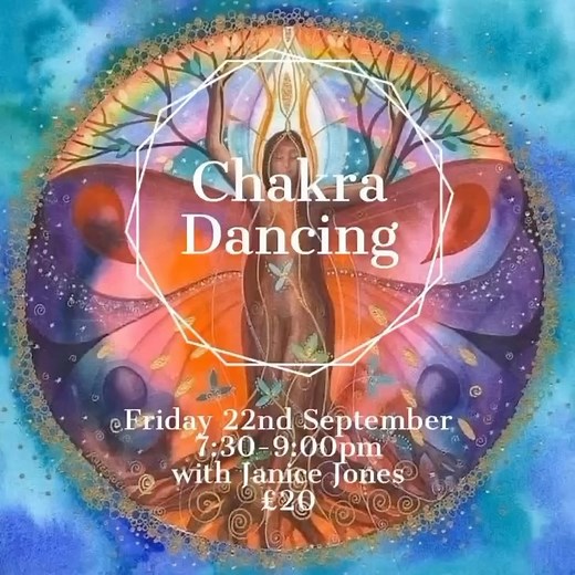Join Janice Jones for this Chakra Dancing Workshop: Friday 22nd...