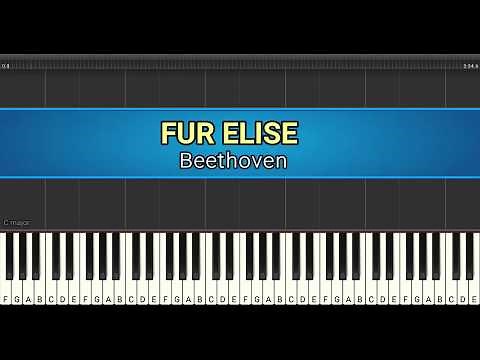 fur elise - piano tutorial - beethoven