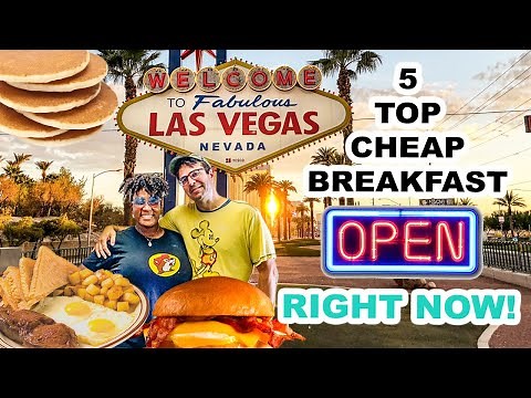 5 BEST CHEAP BREAKFASTS on the LAS VEGAS STRIP 🤤 (Las Vegas 2022)
