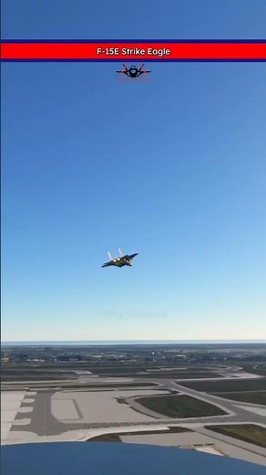 F-15E Strike Eagle High-Speed Pass | Sonic Power in Action!