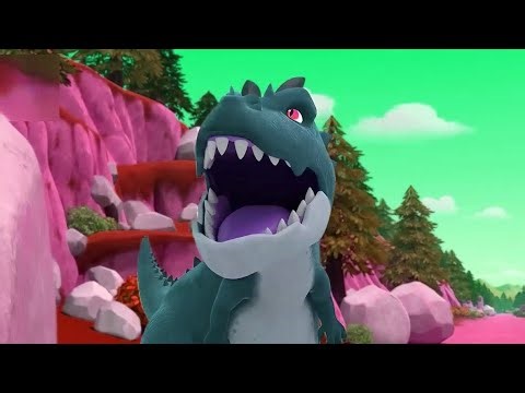Hogi Pinkfong Dino- Confusion with CARNOTAURUS! POP THE BALLOON ( Gamavision Csupo Effects)