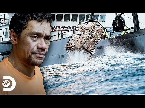 El Wizard lucha contra olas gigantescas | Pesca Mortal | Discovery Latinoamérica