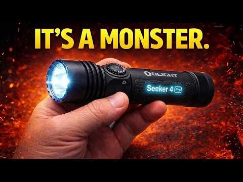 Olight Seeker 4 Pro Review: 4,600 Lumens & Features I’ve NEVER Seen Before!