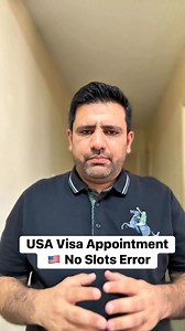 🚨 USA Appointments No Slots Available Error 🚨Many applicants are facing the frustrating No Slots Available” error while trying to book their U.S. visa appointments. This issue usually happens when all appointment times are already taken, or the system is overloaded. ✅ Keep checking regularly, as new slots can open unexpectedly! #USVisa #VisaAppointment #NoSlotsAvailable #VisaUpdate #USVisaAppointment #VisaProblems #TravelUpdates #VisaBooking #EmbassyAppointment #VisaTips | Travel X by Haseeb