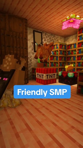 This is how you can make friends on Minecraft! We’re a public smp server and always looking for more friends to join us! Explosions are disabled and we have claims, so all your stuff is always safe! #minecraft