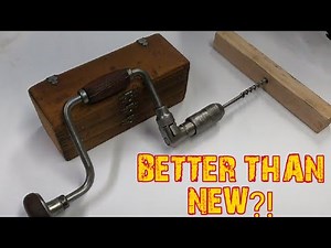 Antique Tools Restoration, Auger Bits & Bit Brace (Hand Drill)