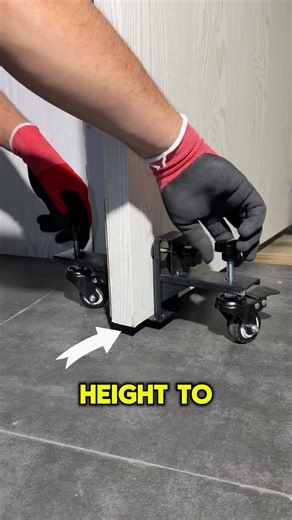 Heavy-Duty Door Dolly Kit: Effortlessly Install & Move Pre-Hung Doors Alone Without Help! #DoorInstallationTool #ContractorTools #DIYHomeImprovement #DoorDolly #RenovationHacks