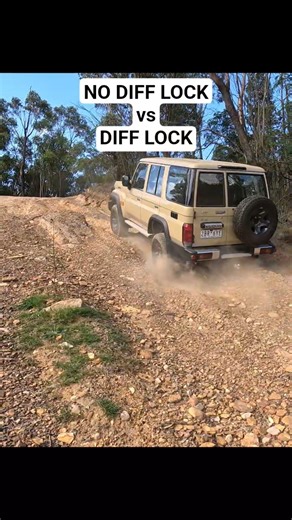 Diff lock vs no diff lock