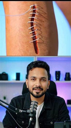 How Stitches Actually Heal Your Skin? 🧬 | The Science of Healing