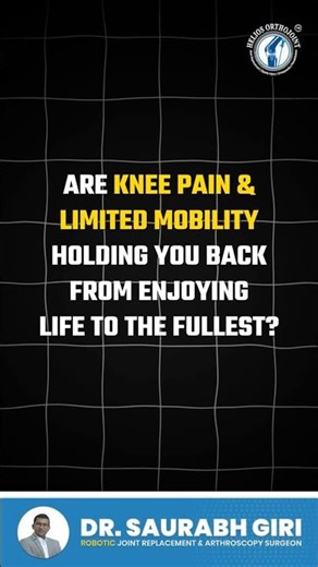 How Robotic Knee Replacement Improves Recovery | Dr. Saurabh Giri
