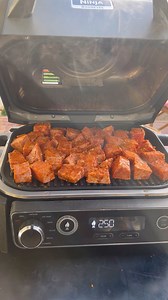 Bologna burnt ends sandwich on the ninja woodfire grill | Miguels cookingwithfire