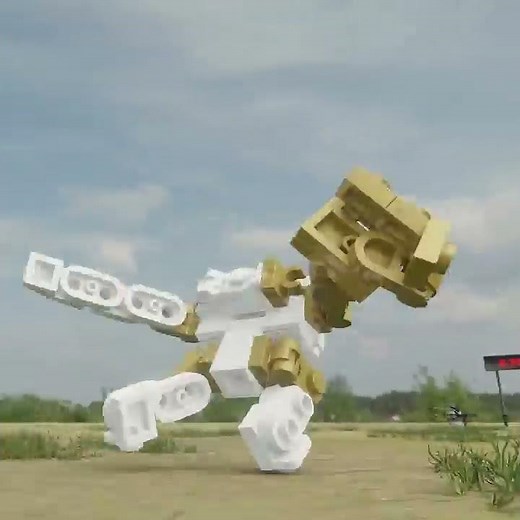 LEGO brick robot transformer Two-Face #LEGO #transformers #robot #mech #MOC