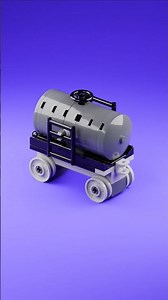 LEGO Rail Tanker Train Car MOC 🚆 Mini Bricks City Build