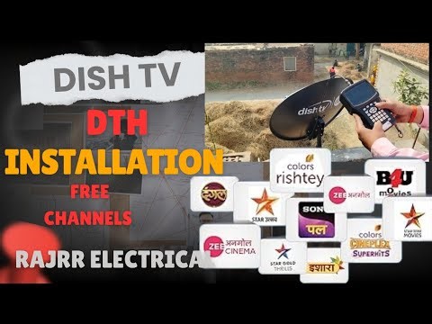 Free Set Top Box Working on Dish TV | Step-by-Step Installation | RajRR Electrical#dishtv #ddg