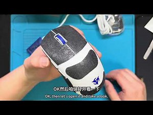 NINJUTSO Sora V2游戏鼠标拆解开箱测评视频 NINJUTSO Sora V2 gaming mouse disassembly and unboxing review video