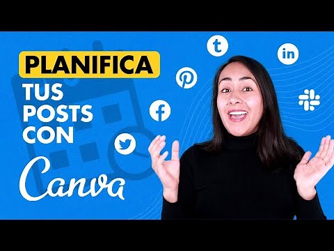 Cómo PROGRAMAR CONTENIDO para redes sociales directamente DESDE CANVA (Canva PRO)