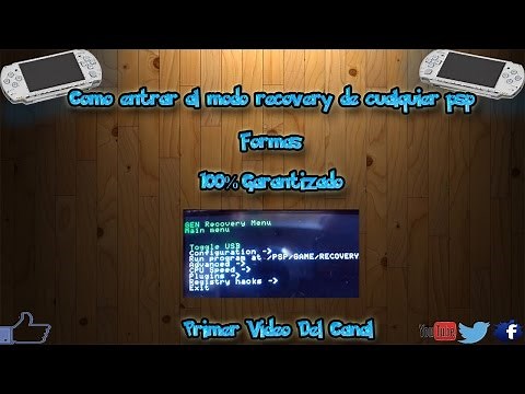 Como entrar al modo recovery de cualquier psp(Formas)