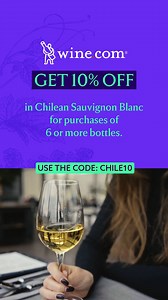 🥂🇨🇱 Embark on a journey to the vibrant Chilean vineyards with every sip. Enjoy 10% OFF on Chilean Sauvignon Blanc #SauvB today! Visit bit.ly/ChileanSB and enter the code: 𝗖𝗛𝗜𝗟𝗘𝟭𝟬 #WinesOfChile #WineCom #ChileanSB #Arboleda #BaronPhilippeDeRotschild #CalcuWines Viña Casas del Bosque Concha y Toro Emiliana Organic Vineyards Errazuriz Wines Garcés Silva Family Vineyards Viña Koyle Leyda Wines #LosVascos Matetic Vineyards Viñedos Veramonte | Wines of Chile