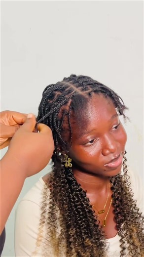 Natural Hair Boho Braids Tutorial