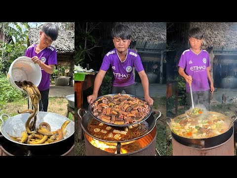 Yummy eel fish cooking | Eel fish soup recipe | Cook and Eat