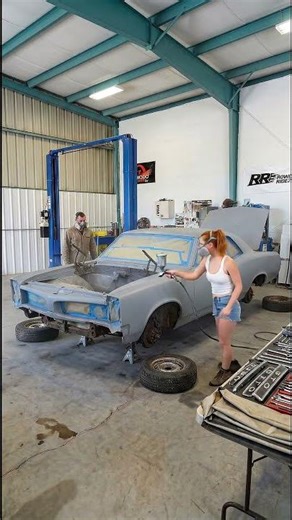 FORGOTTEN 1967 Pontiac GTO rescued from a barn and restored to CAROUSEL RED glory