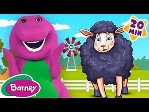 Baa Baa Black Sheep | Animal Songs for Kids + More Barney Nursery Rhymes and Kids Songs