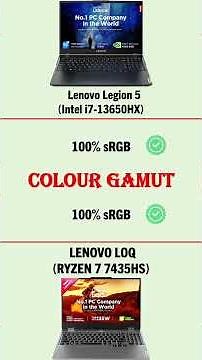 Lenovo Legion 5 vs Lenovo LOQ 🎮