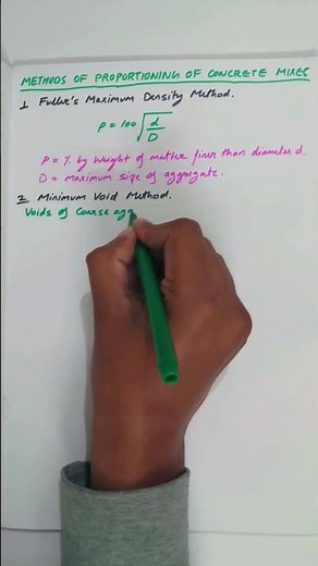 Methods of Proportioning of Concrete Mixes | Abram's Water Cement Law