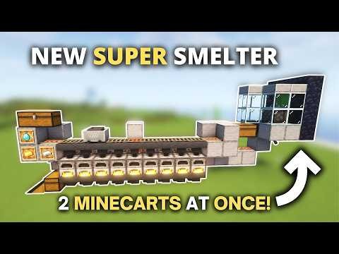 Minecraft BEST Automatic Super Smelter Farm in 26.2+ Java & Bedrock