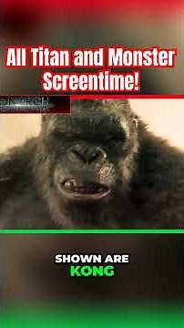 All Titan & Superspecies Screentime In #MonarchLegacyofMonsters 201 Explained #Kong #SkullIsland