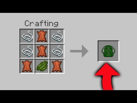 How To Craft Backpacks In Minecraft Bedrock Edition! (Backpack Mod)