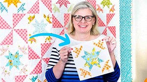 Classic Blazing Star Block Quilt Tutorial