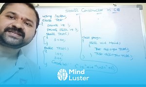 Mind Luster - Learn static constructor in c