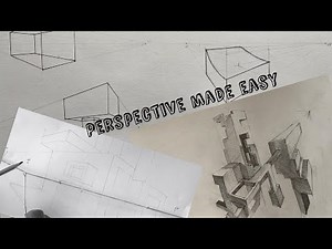 How to draw in 2 POINT PERSPECTIVE [simple techniques for beginners]