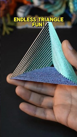 3D-Printed Triangle Fidget Toy. #3dprinting #fidget #toy