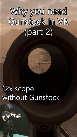 Onward VR | Why you need gunstock in VR(part2) | sniping with 12x scope #shorts #vrgames #military