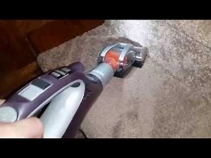 Shark powered lift away stair cleaning