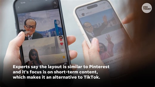 27K views · 101 reactions | The Chinese app, RedNote, is gaining popularity as people prepare for a possible ban of TikTok. But what is RedNote? | USA TODAY | Facebook