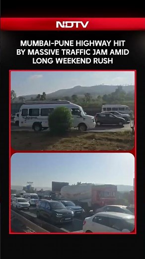 Massive Traffic Snarl On Mumbai–Pune Highway, Long Weekend Rush Triggers Hours-Long Delays