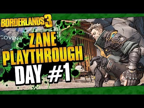 Borderlands 3 | Zane Playthrough Funny Moments And Drops | Day #1