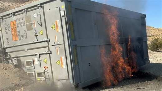 Update: I-15 to Las Vegas reopens after hazmat fire snarls weekend traffic in California