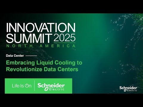 Embracing Liquid Cooling to Revolutionize Data Centers | Schneider Electric