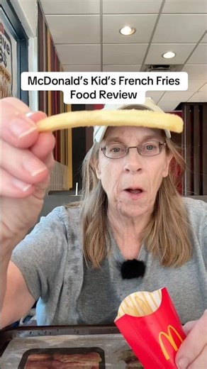 McDonald’s Extra Small French Fries Food Review #mcdonalds #fastfoodreview #foodreviews