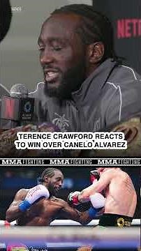 Terence Crawford REACTS to win over Canelo Alvarez in Las Vegas